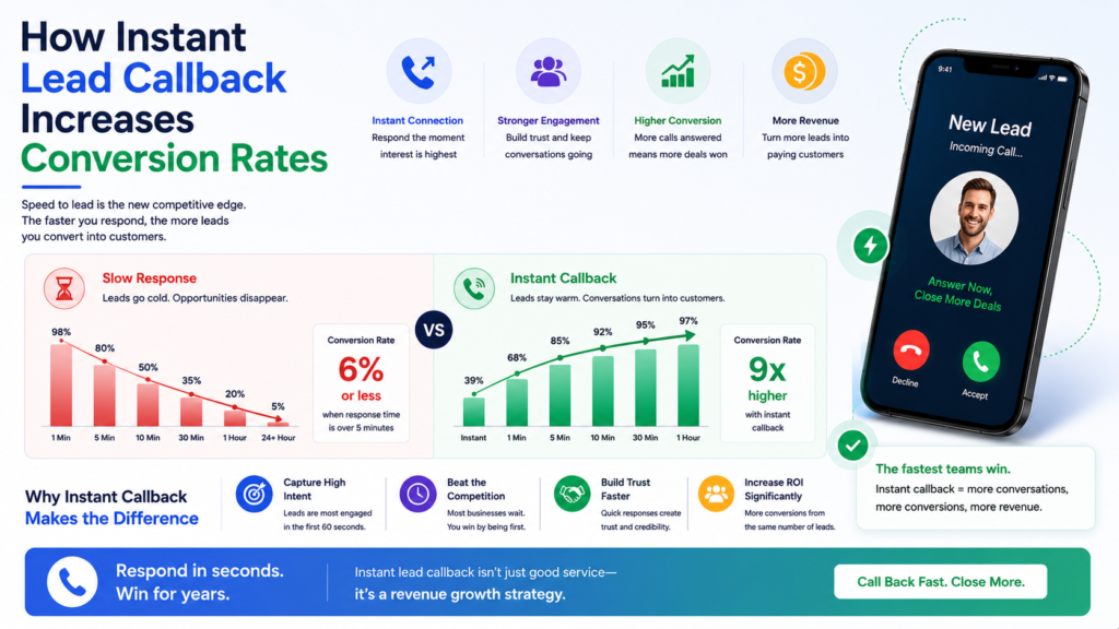 Instant Lead Callback Increase Conversion Rates