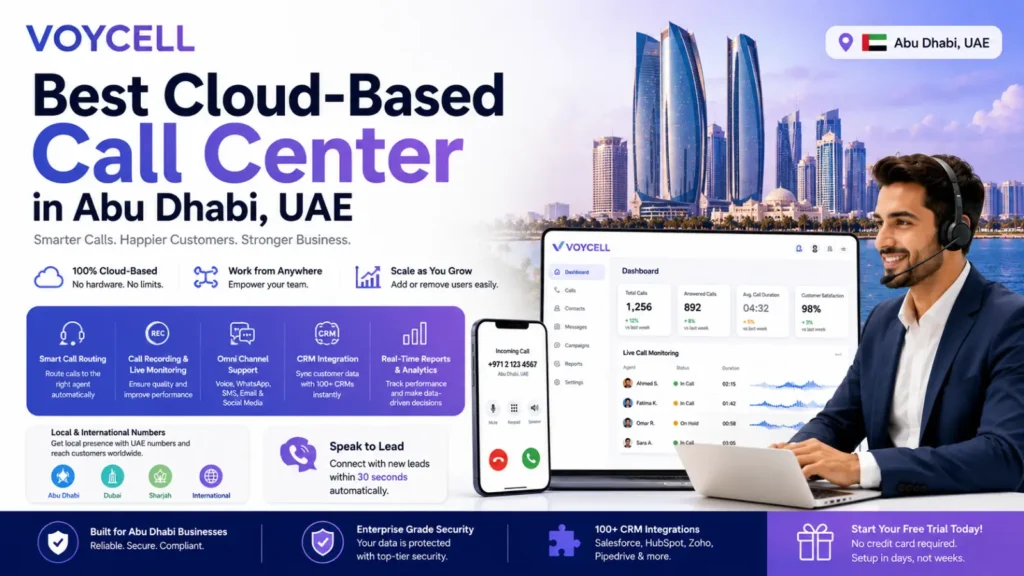 Best cloud-based call center Abu Dhabi UAE