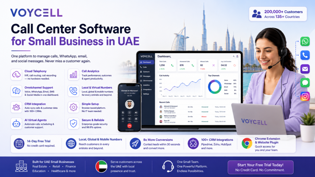 Call Center Software for Small Business in UAE