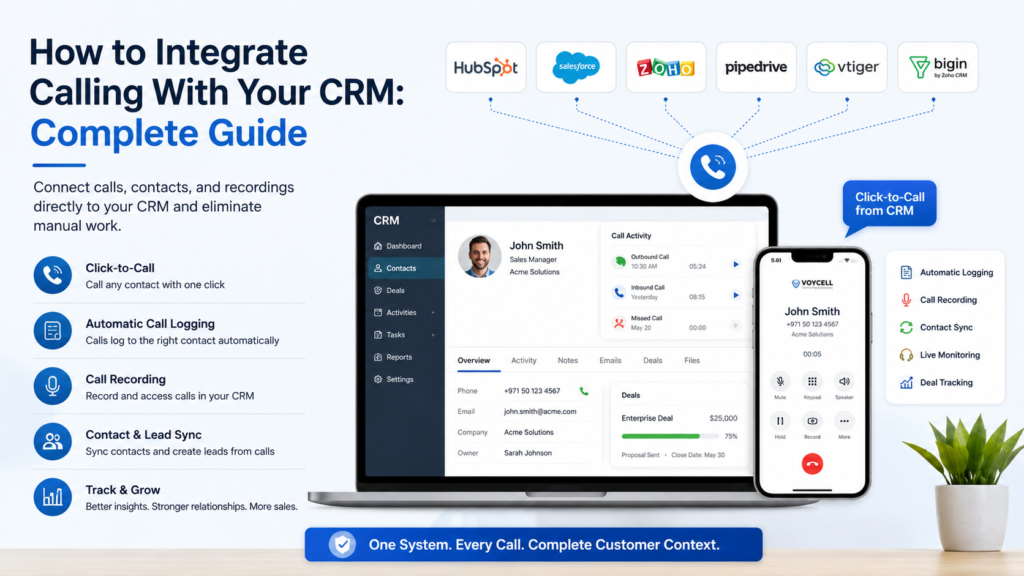 Integrate Calling with CRM
