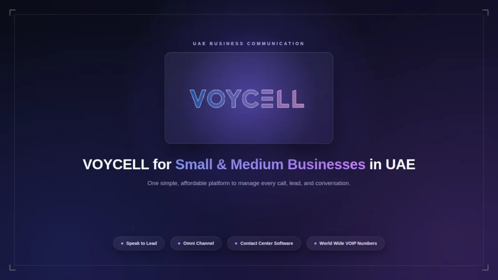 VOYCELL SME UAE