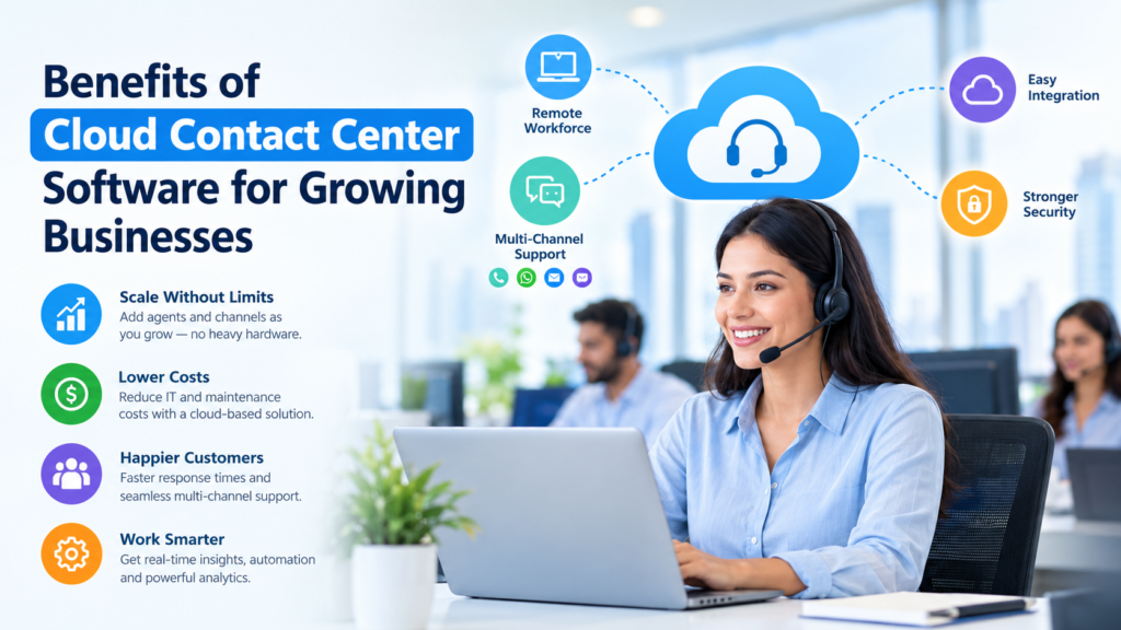 Befefits of cloud contact center software for busines