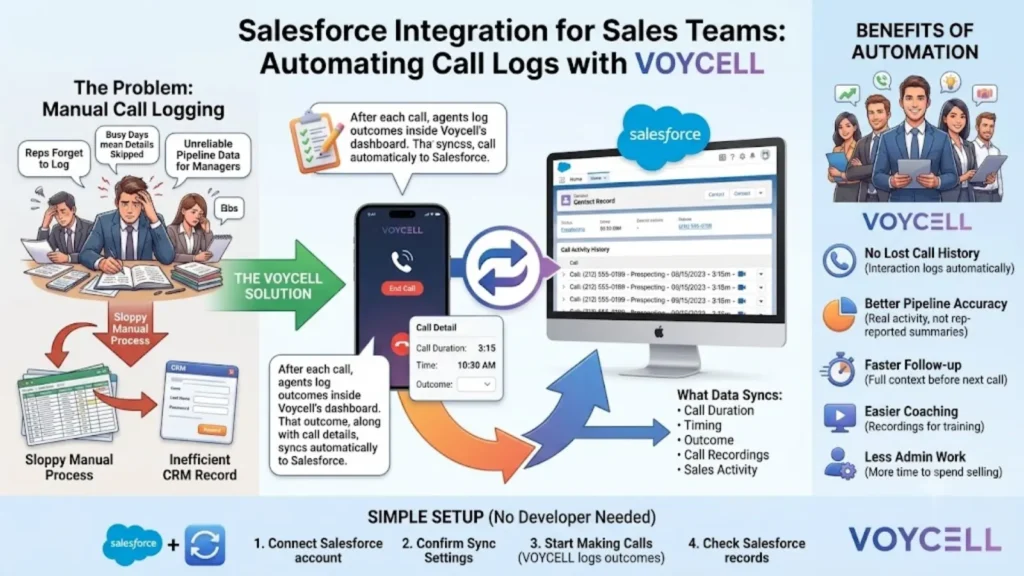 Salesforce integration for sales team