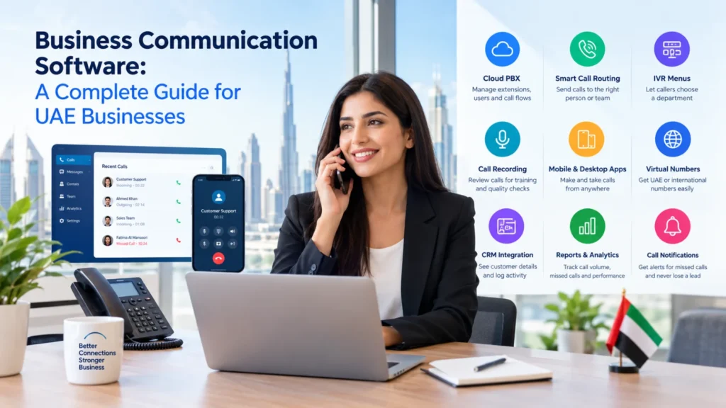Business communication software uae business